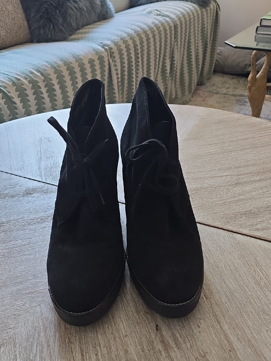 Shoes - Aquatalia Suede Wedge Ankle Boots